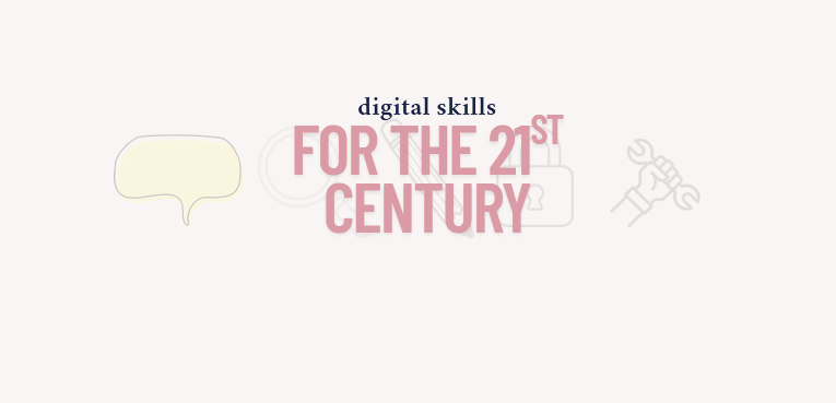 This shows the featured image for digital skills for the 21st century.